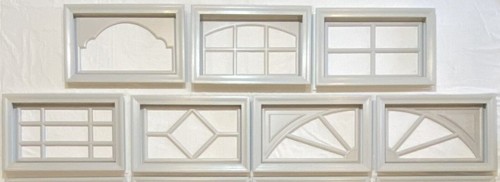 Gray amarr garage door window - garage,
