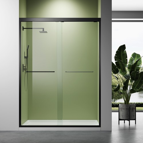 Glass shower door - glass, w